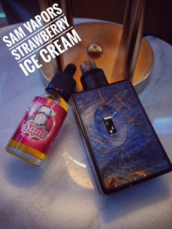 SAM STRAWBERRY ICE CREAM MTL ELIQUID Elegant Vape Store