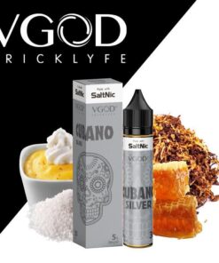 VGOD SALT CUBANO SILVER E-LIQUID - ڤي جود بريميم سولت نيكوتين ليكويد