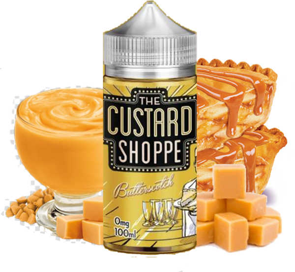 THE CUSTARD SHOPPEE BUTTERSCOTCH ELIQUID Elegant Vape Store