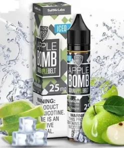 VGOD ICED APPLE BOMB SALT NICOTINE SOUR APPLE E-LIQUID - ڤي جود فيب بريميم ليكويد تفاح مثلج